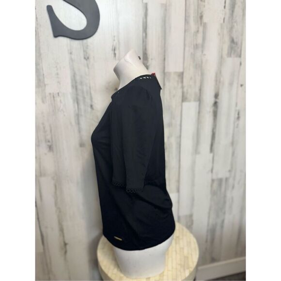 ANNE KLEIN black blouse - Picture 8 of 12